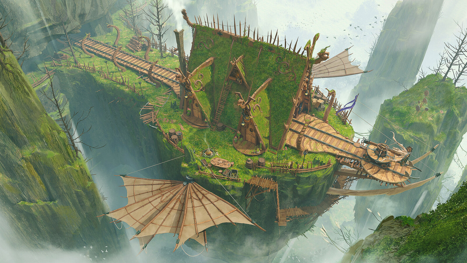 Tied-down illustration of the same area from the last illustration