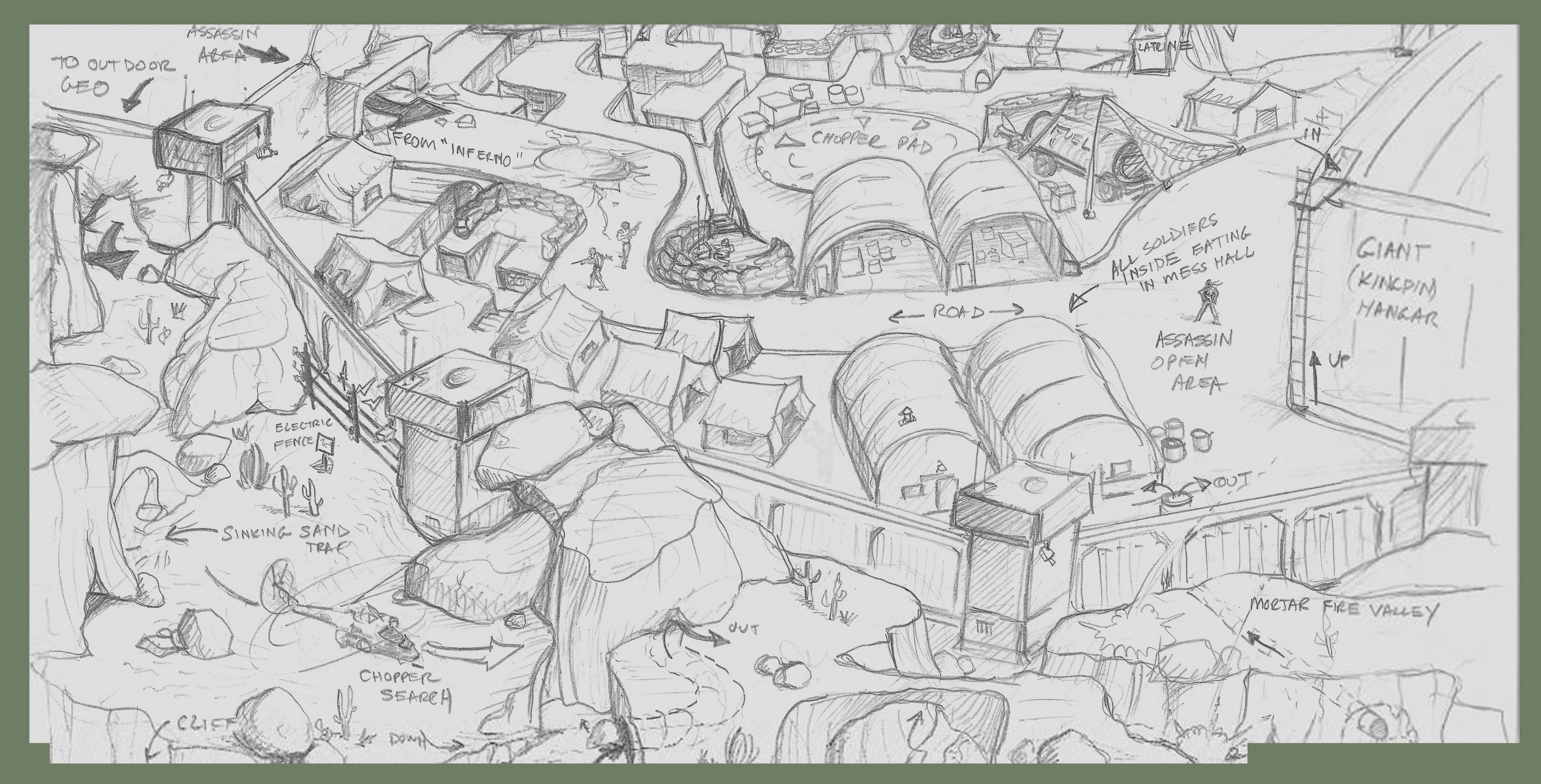 Half Life concept art sketch